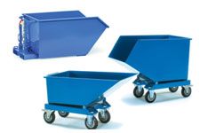 Kipper und Spänewagen