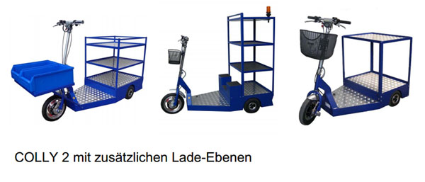 COLLY 2 Roller mit Ladeebenen