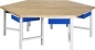 Preview: Gruppenwerkbank 401, B2700xT2340xH790-1140mm, 6x1Schublade-TA