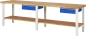 Preview: Werkbank höhenverstellbar 7001A7, B3000xT700xH790-1140mm, 2xSchublade-TA