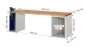 Preview: Werkbank 7510A2, B2500xT700xH890mm, 4xSchublade-TA, 1xSSKL