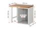 Preview: Werkbank 7511A1, B1000xT700xH890mm, 5xSchublade-TA