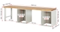 Preview: Werkbank 7511A8, B3000xT700xH890mm, 10xSchublade-TA