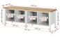 Preview: Werkbank höhenverstellbar 8463A2, B2500xT700xH840-1040mm, 8xSchublade-TA