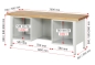 Preview: Werkbank höhenverstellbar 8554A2, B2000xT700xH840-1040mm, 6xSchublade-TA