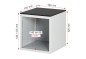 Preview: Schubladenschrank L3.1, B580xT650xH645mm, B-Top-25mm, 4xSchublade-TA