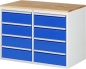 Preview: Schubladenschrank LL5.1.1, B1145xT650xH825mm, B-Top-25mm, 8xSchublade-TA