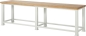 Preview: Schwerlastwerkbank-2.500 kg Traglast, B3000xT700xH900mm, B-Platte-50mm