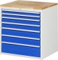 Preview: Schubladenschrank XL5.0, B770xT650xH825mm, B-Top-25mm, 7xSchublade-TA