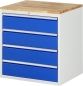 Preview: Schubladenschrank XL5.1, B770xT650xH825mm, B-Top-25mm, 4xSchublade-TA