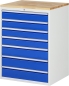 Preview: Schubladenschrank XL7.10, B770xT650xH1035mm, B-Top-25mm, 7xSchublade-TA