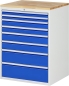 Preview: Schubladenschrank XL7.11, B770xT650xH1035mm, B-Top-25mm, 8xSchublade-TA