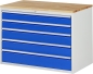 Preview: Schubladenschrank XXL5.11, B1145xT650xH825mm, B-Top-25mm, 5xSchublade-TA