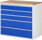 Preview: Schubladenschrank XXL7.4, B1145xT650xH1035mm, B-Top-25mm, 5xSchublade-TA