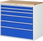 Preview: Schubladenschrank XXL7.7, B1145xT650xH1035mm, B-Top-25mm, 6xSchublade-TA