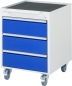 Preview: Roll-Container 7000 - 3.0, B580xT650xH745mm, 3xSchublade-TA
