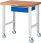 Preview: Fahrbare Werkbank (höhenverstellbar) 7001A1, B1000xT700xH950-1000mm | 2BR-2LR