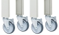 Preview: Fahrbare Werkbank (höhenverstellbar) 7001A1, B1250xT700xH950-1000mm | 4LR