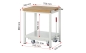 Preview: Werkbank mit Fahrgestell 8000-6, B750xT700xH880mm