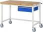 Preview: Fahrbare Werkbank 8001, B1250xT700xH880mm, 1xSchublade-TA