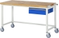 Preview: Fahrbare Werkbank 8001, B1500xT700xH880mm, 1xSchublade-TA