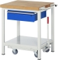 Preview: Werkbank mit Fahrgestell 8001, B750xT700xH880mm, 1xSchublade-TA
