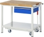 Preview: Werkbank mit Fahrgestell 8001, B1000xT700xH880mm, 1xSchublade-TA