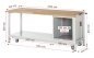 Preview: Werkbank mit Fahrgestell 8157, B2000xT700xH880mm, 3xSchublade-TA