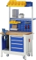 Preview: Werkbank mit Fahrgestell 8183, B1000xT700xH880mm, 3xSchublade-TA, 1xSSK