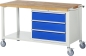 Preview: Fahrbare Werkbank 8257, B1500xT700xH880mm, 3xSchublade-TA