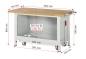 Preview: Werkbank mit Fahrgestell 8357, B1500xT700xH880mm, 3xSchublade-TA