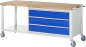 Preview: Fahrbare Werkbank 8357, B2000xT700xH880mm, 3xSchublade-TA