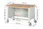Preview: Fahrbare Werkbank 8362, B1250xT700xH880mm, 4xSchublade-TA