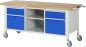 Preview: Fahrbare Werkbank 8561, B2000xT700xH880mm, 2xSchublade-TA, 2xTüren