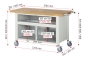 Preview: Fahrbare Werkbank 8921, B1500xT700xH920mm, 7xSchublade-TA
