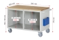 Preview: Montagewagen LL3.0.0, B1145xT650xH795mm, 6xSchublade-TA, B-Top-25mm