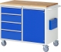 Preview: Montagewagen LL5.21.12, B1145xT650xH975mm, 4xSchublade-TA, 1xTür, B-Top-25mm