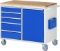 Preview: Montagewagen LL5.23.12, B1145xT650xH975mm, 5xSchublade-TA, 1xTür, B-Top-25mm