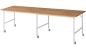 Preview: Fahrbarer Arbeitstisch Jerry (6 LR), B3000xT1000xH900mm, B-Platte-25mm