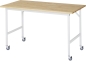 Preview: Fahrbarer Arbeitstisch Jerry (4 LR), B1500xT800xH900mm, B-Platte-25mm