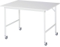Preview: Fahrbarer Arbeitstisch Jerry (4 LR), B1250xT1000xH900mm, M-Platte-22mm