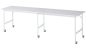 Preview: Fahrbarer Arbeitstisch Jerry (6 LR), B3000xT800xH900mm, M-Platte-22mm
