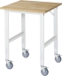 Preview: Fahrbarer Arbeitstisch (HV) Tom (4 LR), B750xT800xH910-1230mm, B-Platte-25mm