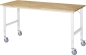 Preview: Fahrbarer Arbeitstisch (HV) Tom (4 LR), B2000xT800xH910-1230mm, B-Platte-25mm