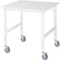 Preview: Fahrbarer Arbeitstisch (HV) Tom (4 LR), B1000xT1000xH910-1230mm, M-Platte-22mm