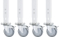 Preview: Fahrbarer Arbeitstisch (HV) Tom (4 LR), B1000xT1000xH910-1230mm, M-Platte-22mm
