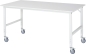 Preview: Fahrbarer Arbeitstisch (HV) Tom (4 LR), B2000xT1000xH910-1230mm, M-Platte-22mm