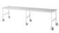 Preview: Fahrbarer Arbeitstisch (HV) Tom (6 LR), B4000xT1000xH910-1230mm, M-Platte-22mm