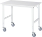 Preview: Fahrbarer Arbeitstisch (HV) Tom (4 LR), B1250xT800xH910-1230mm, M-Platte-22mm