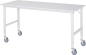 Preview: Fahrbarer Arbeitstisch (HV) Tom (4 LR), B2000xT800xH910-1230mm, M-Platte-22mm